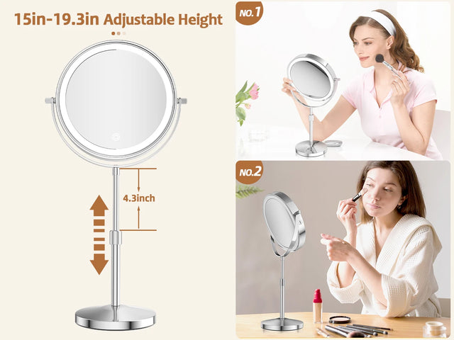 10X Magnification Makeup Mirror With