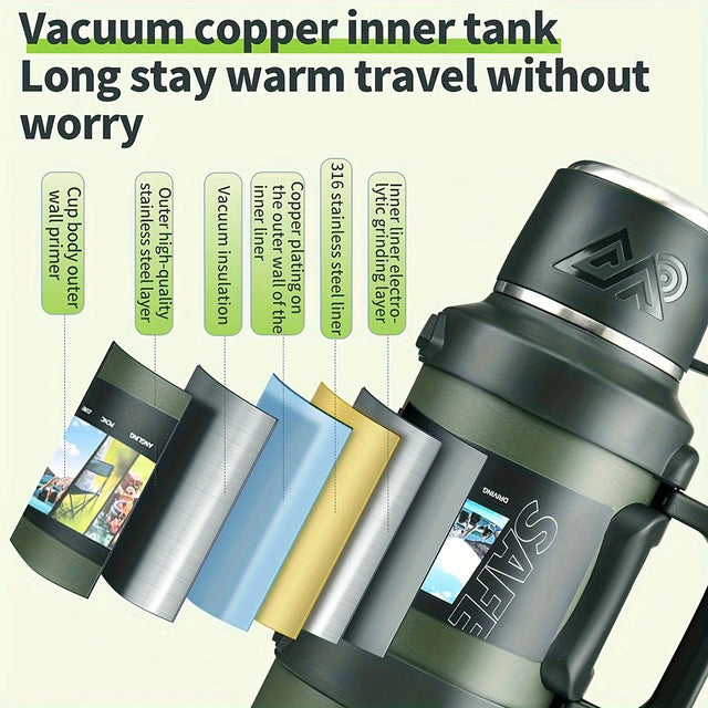 Copper Plated Liner Thermal Water Bottle