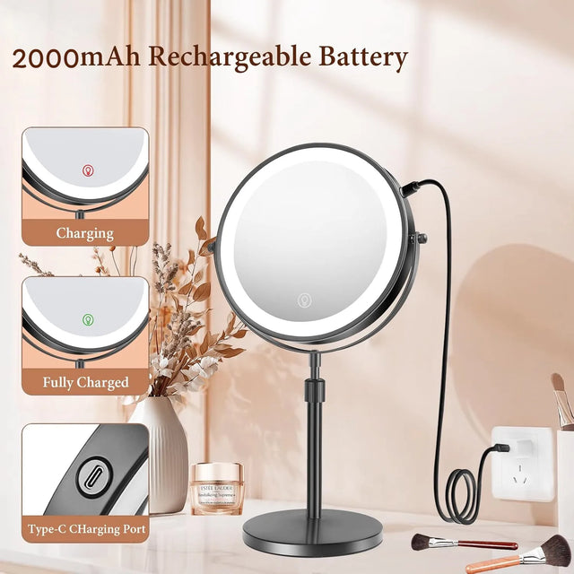 10X Magnification Makeup Mirror With