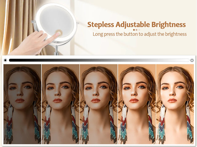 10X Magnification Makeup Mirror With