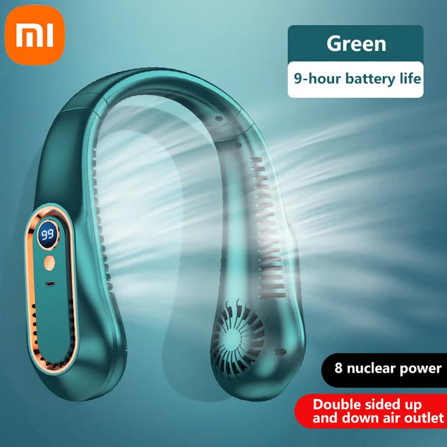 Xiaomi 8000mAh Neck Fan Portable LED Digital Display