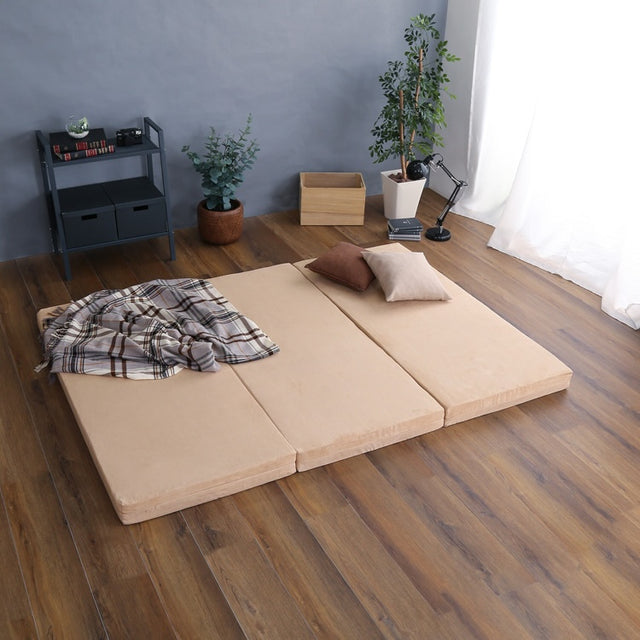 Ruma・3-Fold Mattress: Double Size, 10cm Thick & Space-Saving