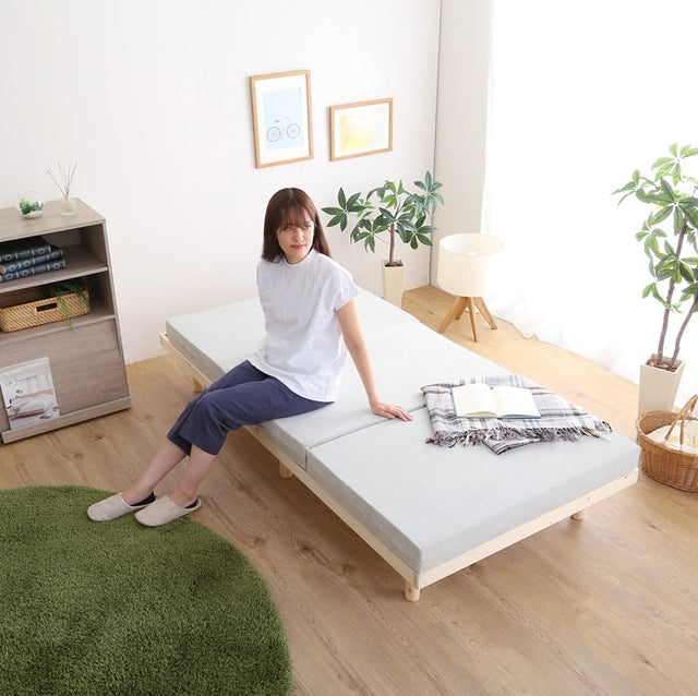 Ruma・3-Fold Mattress: Single Size, 10cm Thick & Space-Saving