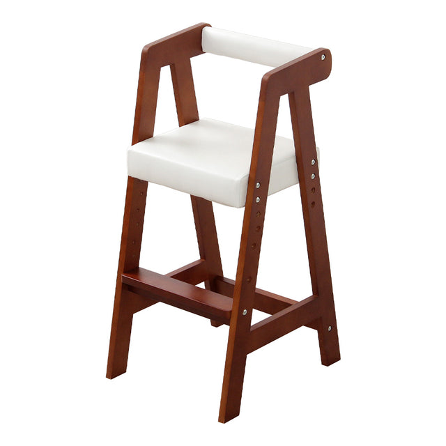 VALERIO・Adjustable High Chair: Solid Wood, Compact & Safe
