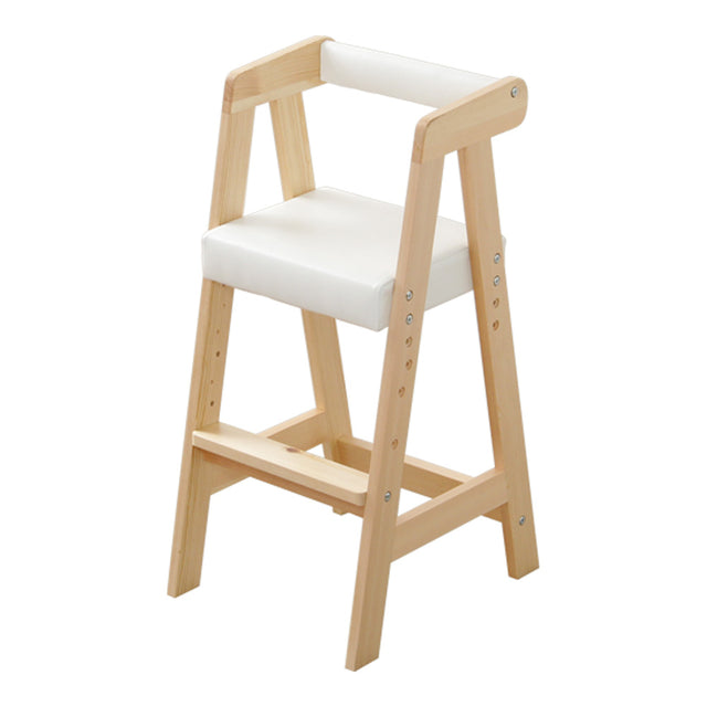 VALERIO・Adjustable High Chair: Solid Wood, Compact & Safe
