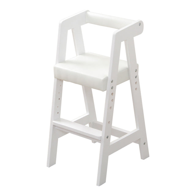 VALERIO・Adjustable High Chair: Solid Wood, Compact & Safe