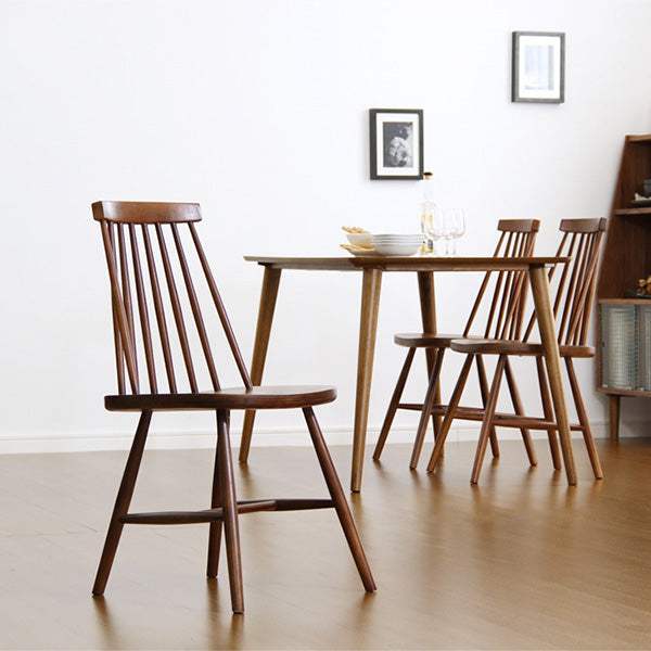 Egill・ダイニング【エギル】ダイニングチェア2脚セット(コムバックチェアタイプ) - DEGUTI