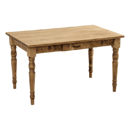 Almee・カントリーダイニング【アルム】ダイニングテーブル単品(幅120cm) - DEGUTI