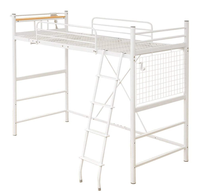 Choutte・Adult-Cute Interior Loft Bed with Headboard & Outlets!