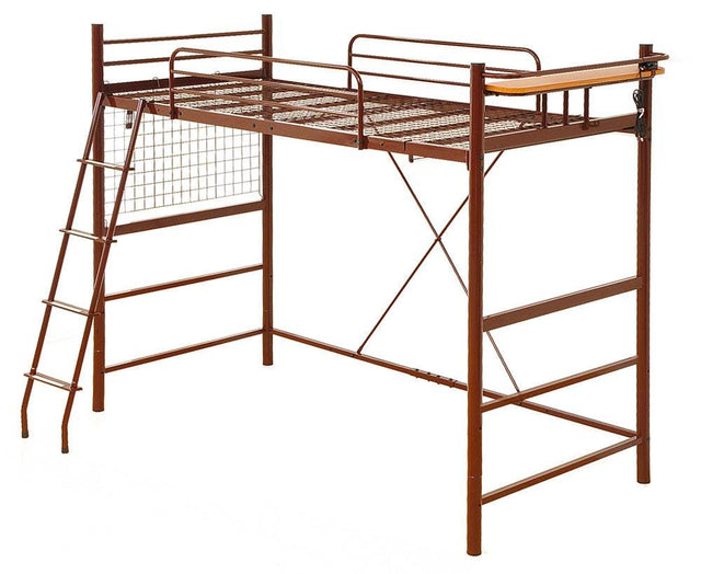 Choutte・Adult-Cute Interior Loft Bed with Headboard & Outlets!