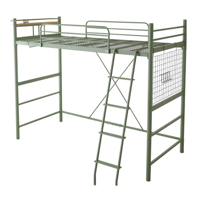 Choutte・Adult-Cute Interior Loft Bed with Headboard & Outlets!