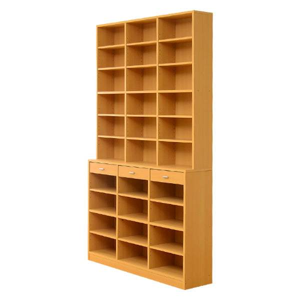 Classia・収納力抜群!120cm幅引き出し付きハイタイプ本棚【クラシア】 - DEGUTI