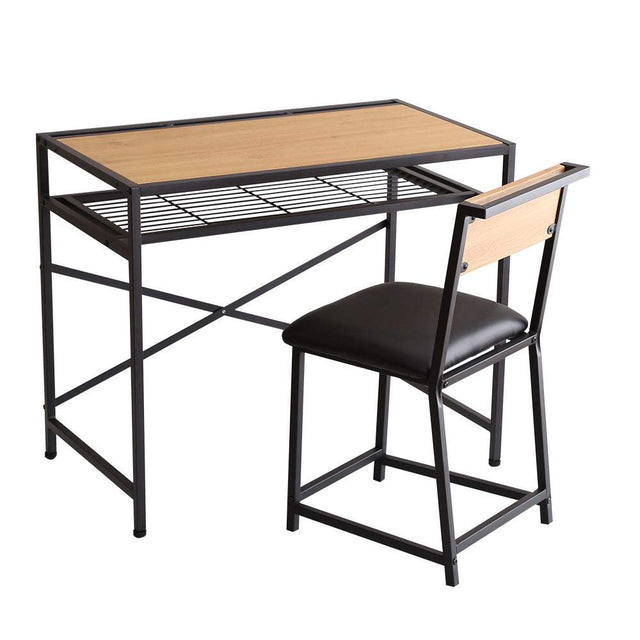 COMBIA・Vintage-Style Compact Desk & Chair Set