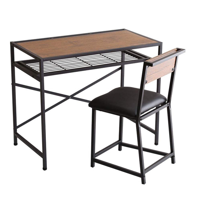 COMBIA・Vintage-Style Compact Desk & Chair Set