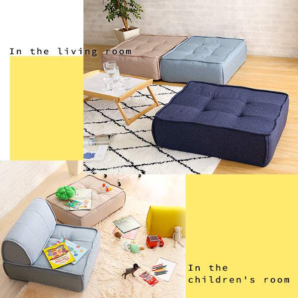 Cuscino・Modular Floor Cushion: Pocket Coil Comfort & Lightweight Design