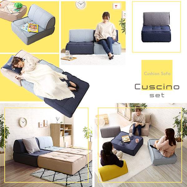 Cuscino・Single-Seater Floor Cushion Set