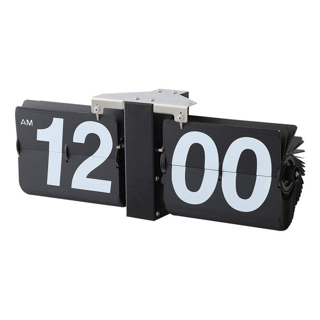 Flip Clock・シンプル&レトロデザイン フリップクロック(置き・壁掛け兼用)