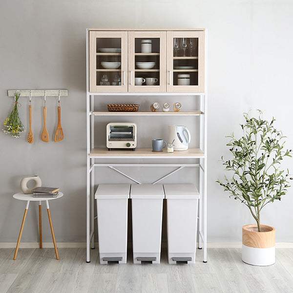 Frais・Refreshing Stylish Trash Can Rack Wide Type