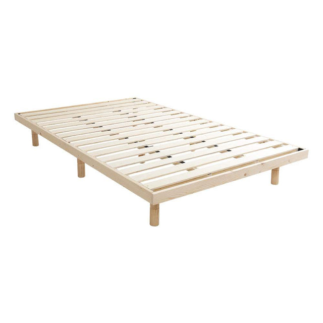 Hygge・Scandinavian Interior Natural Wood Slatted Bed (Semi-Double)