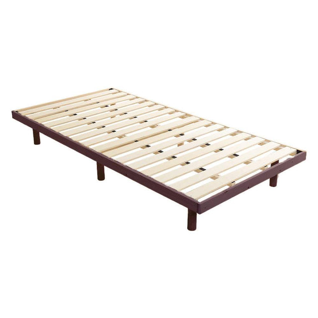 Hygge・Scandinavian Interior Natural Wood Slatted Bed (Single)