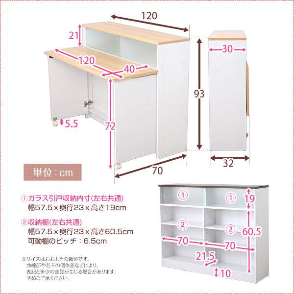 Kiley・Two-Tone Kitchen Counter: A Stylish Room Divider with a Butterfly Table