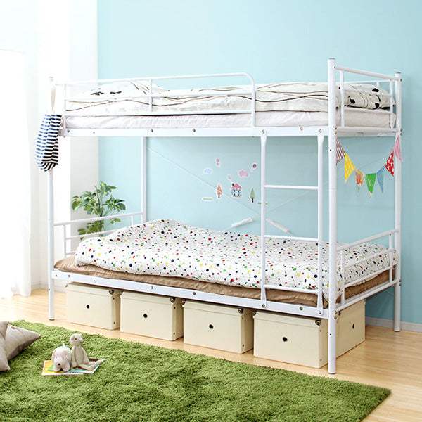 Larch・Steel Pipe Bunk Bed
