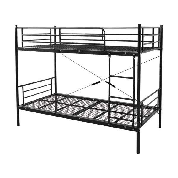 Larch・Steel Pipe Bunk Bed
