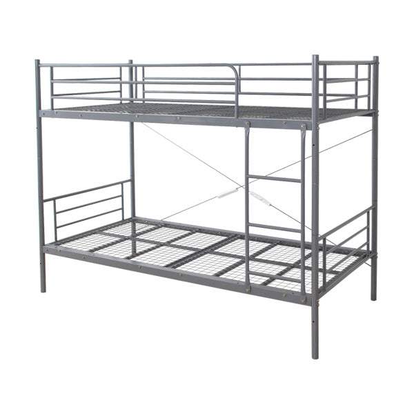 Larch・Steel Pipe Bunk Bed