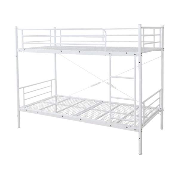 Larch・Steel Pipe Bunk Bed