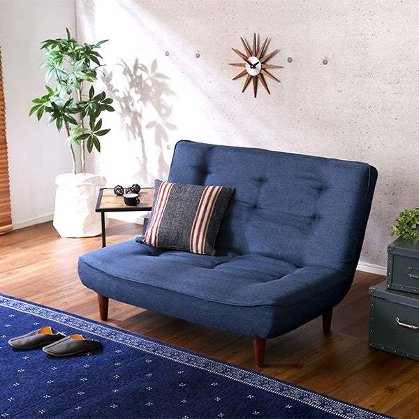 Lemmik・High-Back Reclining 2-Seater Sofa: Made in Japan with Pocket Coils