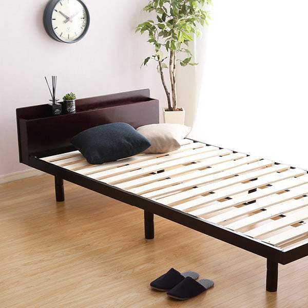 LILITTA・【宮セット】パイン材高さ3段階調整脚付きすのこベッド(ダブル) - DEGUTI