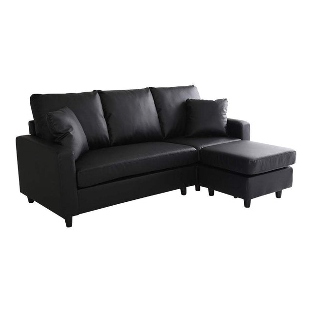 Lugna・Scandinavian Interior 3-Seater Compact Chaise Sofa