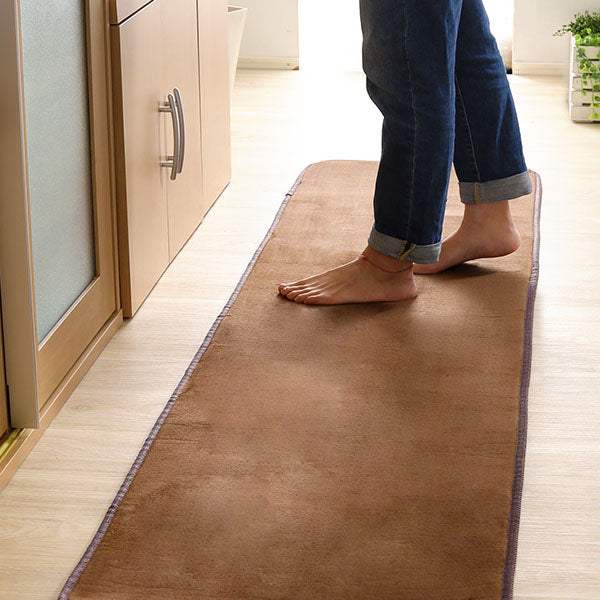 Naltorea・高密度フランネルマイクロファイバー・キッチンマットLサイズ(65×240cm)洗えるラグマット【ナルトレア】 - DEGUTI