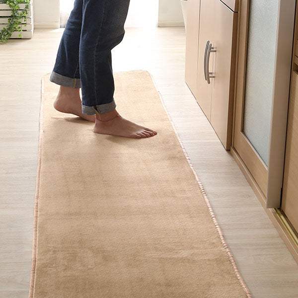 Naltorea・高密度フランネルマイクロファイバー・キッチンマットMサイズ(50×210cm)洗えるラグマット【ナルトレア】 - DEGUTI