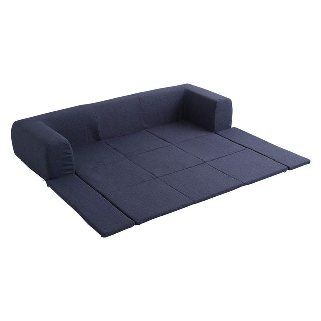Plateau・2-in-1 Floor Sofa & Play Mat (M Size): Washable Cover & Made in Japan