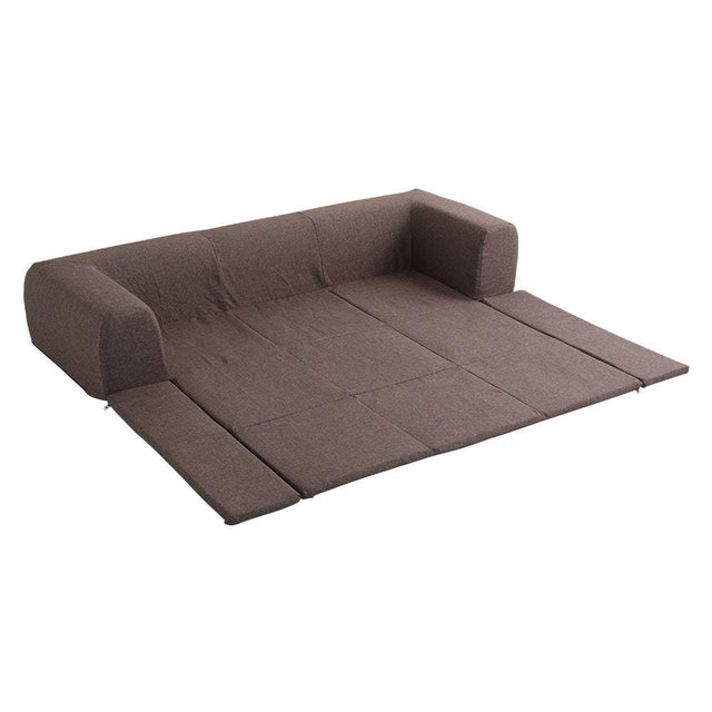 Plateau・2-in-1 Floor Sofa & Play Mat (M Size): Washable Cover & Made in Japan