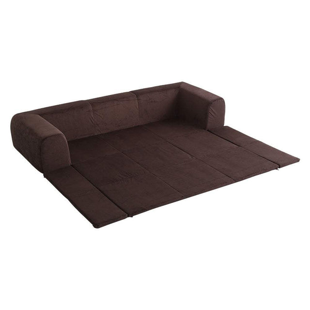 Plateau・2-in-1 Floor Sofa & Play Mat (M Size): Washable Cover & Made in Japan