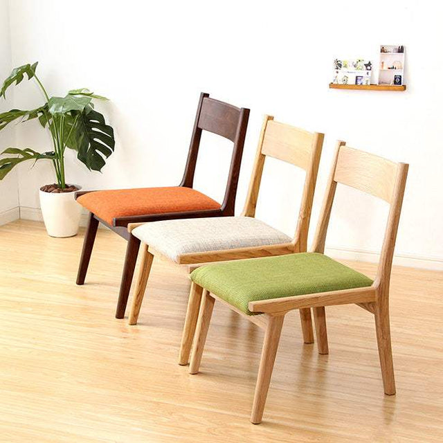 Risum・ダイニングチェア単品2脚 ナチュラルロータイプ 木製アッシュ材|リスム - DEGUTI