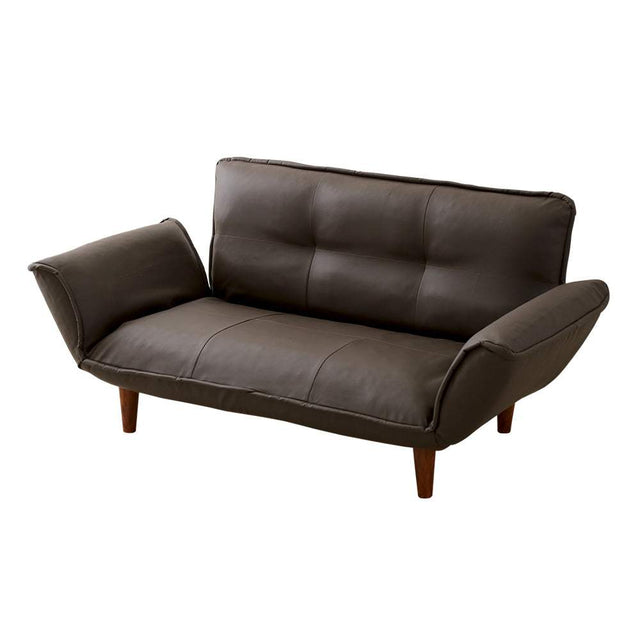 Rugano・Compact Reclining Sofa: Made in Japan with Pocket Coils