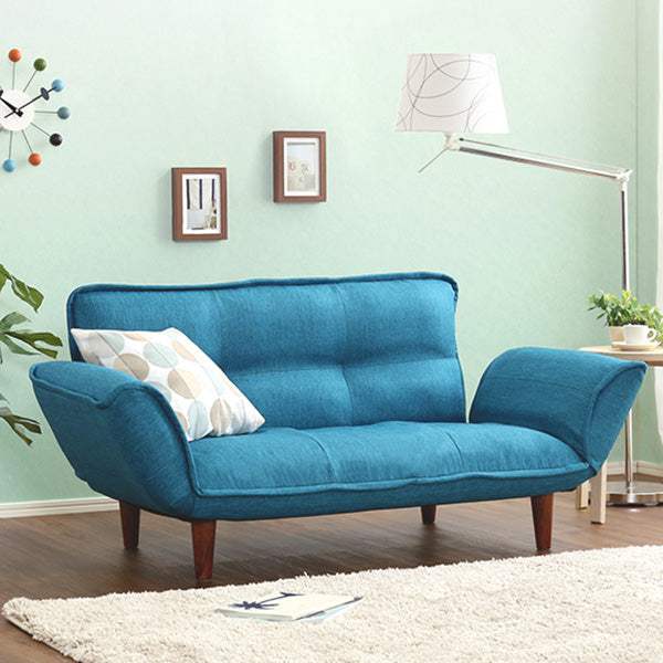 Thun・Compact 2-Seater Reclining Sofa: Made in Japan with Pocket Coils