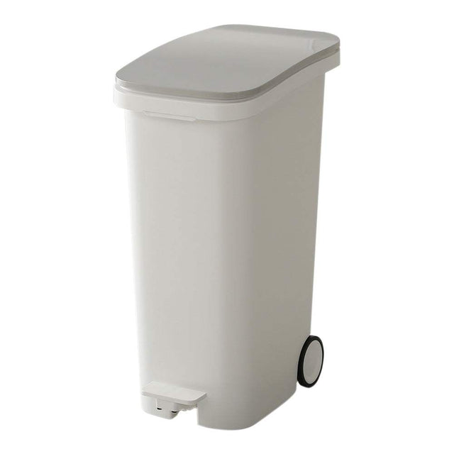 Tiro・Stylish 31L Pedal-Operated Dustbin with Smooth Casters