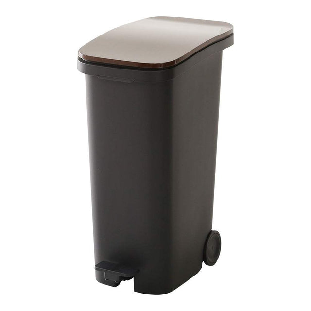 Tiro・Stylish 31L Pedal-Operated Dustbin with Smooth Casters