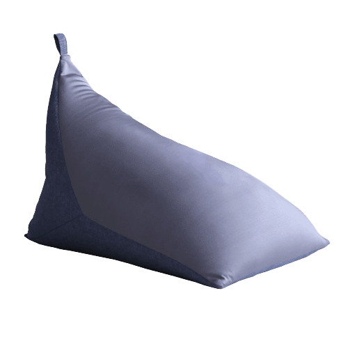 Torca・Compact Triangle Bean Bag Chair: Made in Japan with Microbead Comfort