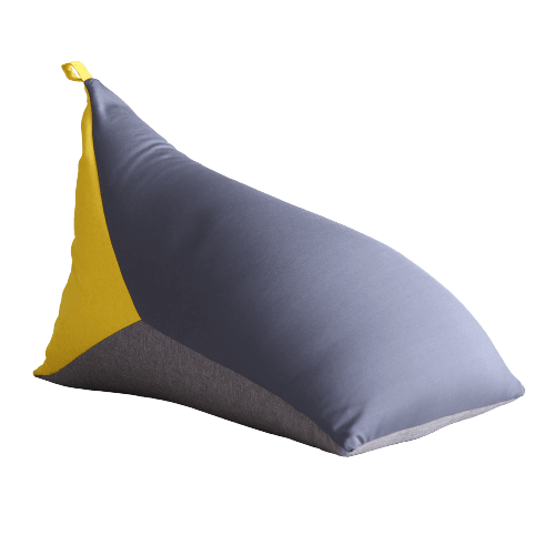 Torca・Compact Triangle Bean Bag Chair: Made in Japan with Microbead Comfort