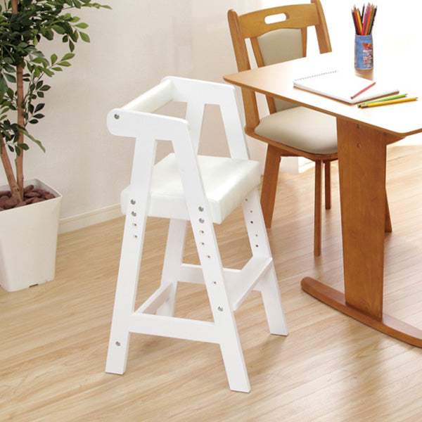 VALERIO・Adjustable High Chair: Solid Wood, Compact & Safe