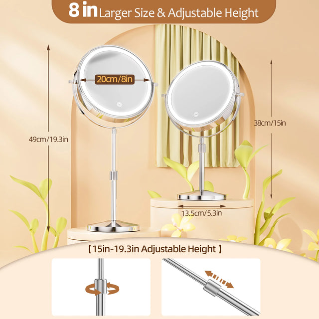 10X Magnification Makeup Mirror With