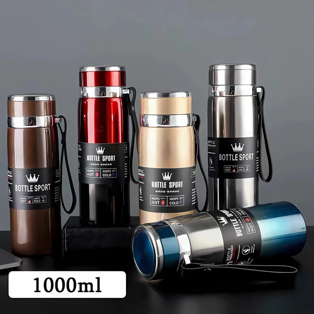 Thermal Water Bottle Keep Cold and Hot 1L