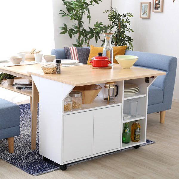 Chane・Butterfly Kitchen Cart: A Versatile Side Table and Counter