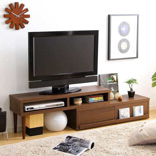 Earl・Extendable TV Stand: A Versatile & Space-Saving Media Console