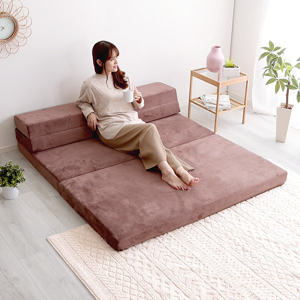 Tatin・4-Way Folding Sofa Mattress: Double-Size & High-Rebound Comfort